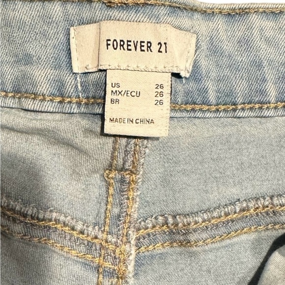Forever 21 Denim Shorts Women size 26 - Picture 3 of 3